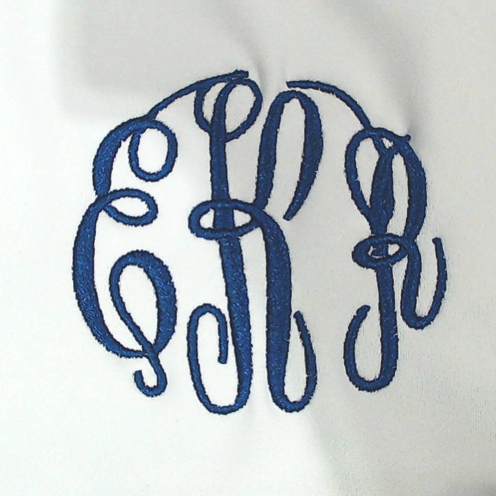 BLOOPER K(DS: Monogrammed Girls Scallop Dress