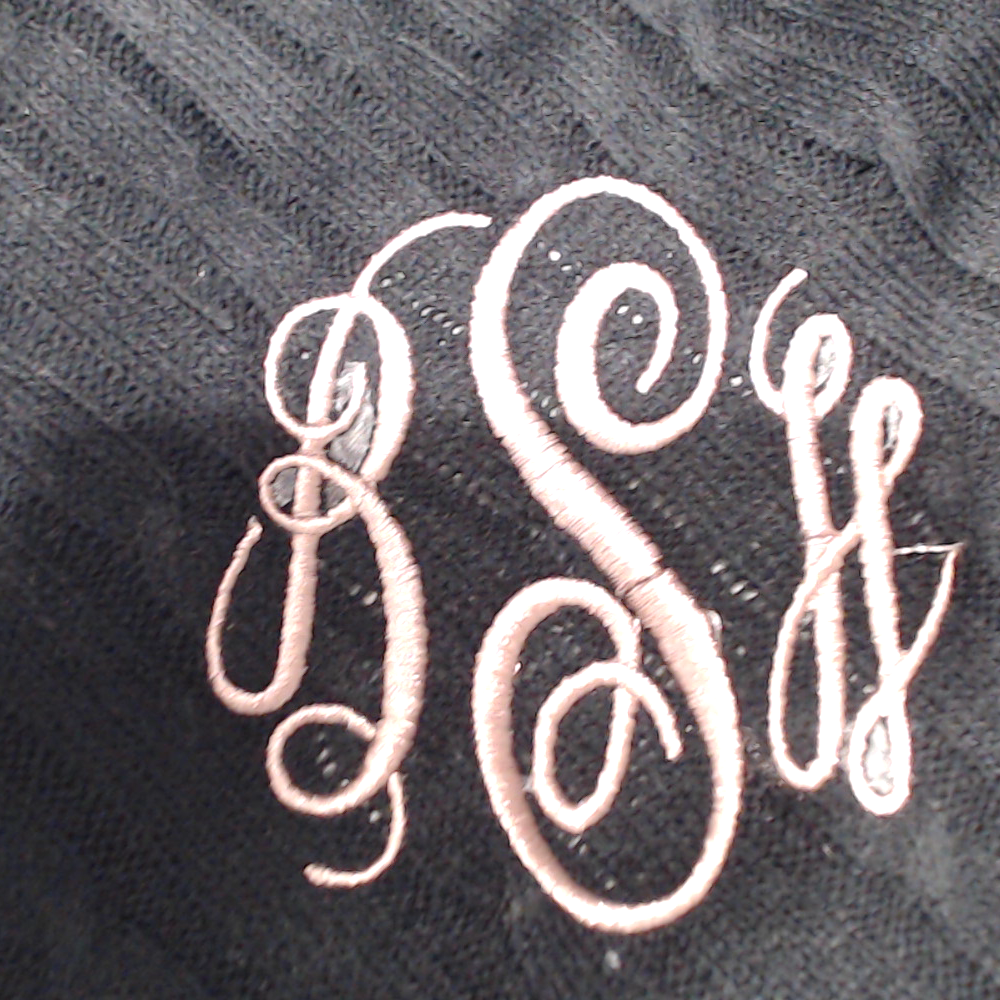 BLOOPER CLOTHING: Monogrammed Poncho