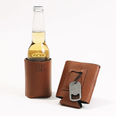 studio shot of leather koolie