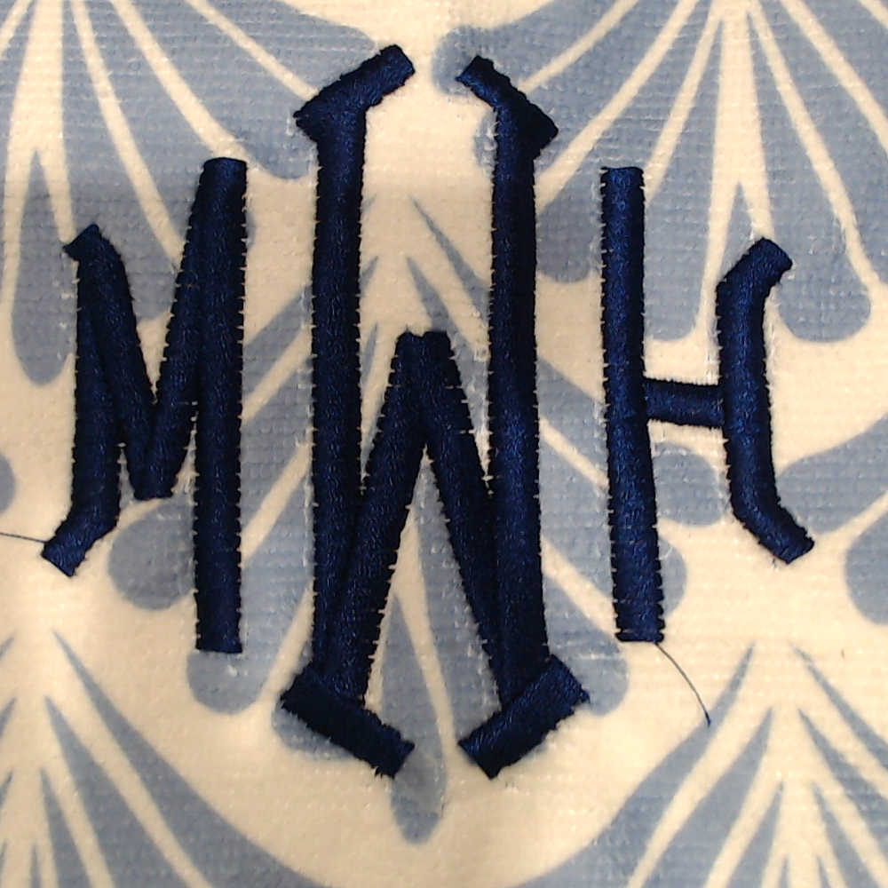BLOOPER SWIM: Monogrammed Beach Towel