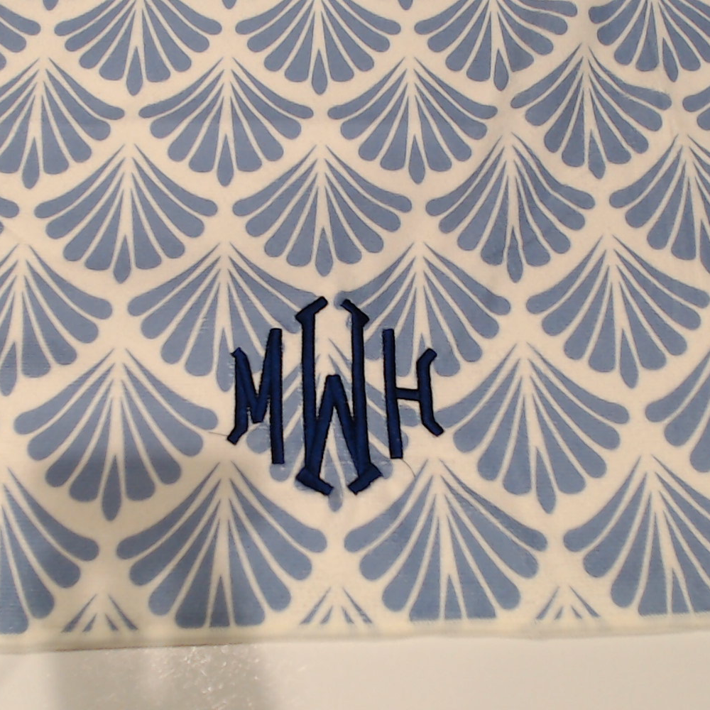 BLOOPER SWIM: Monogrammed Beach Towel