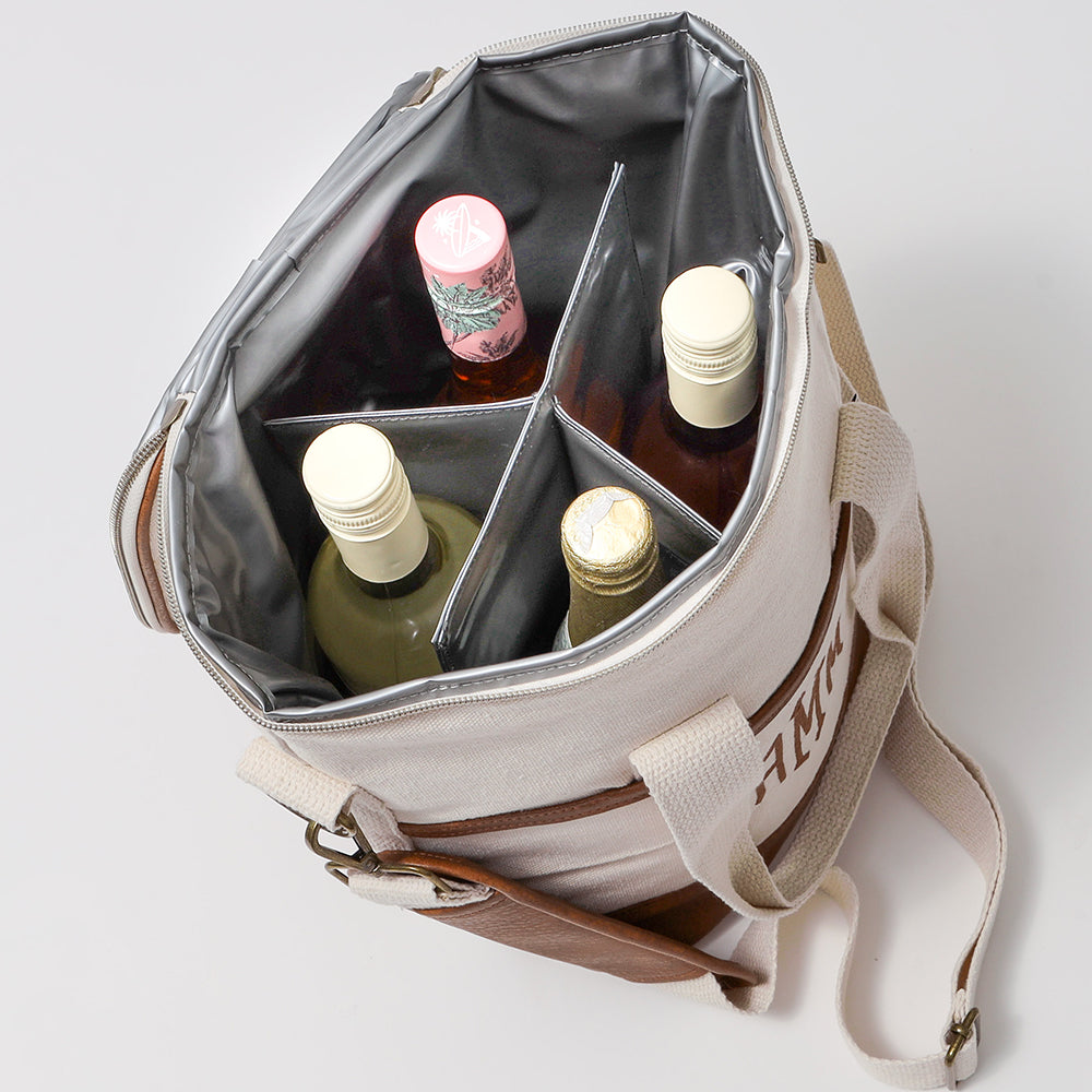 Monogrammed Tall Cooler | Ivory