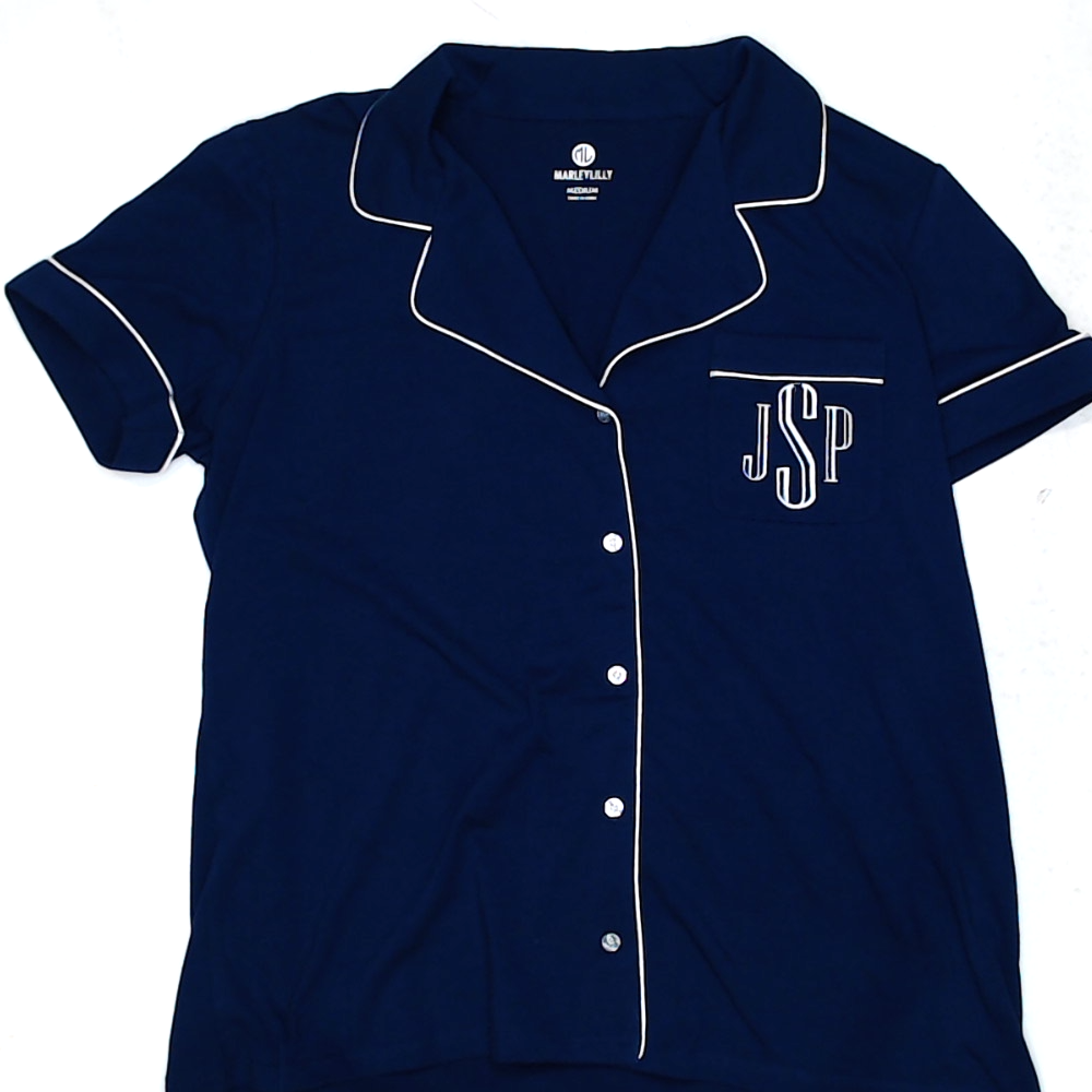 BLOOPER CLOTHING: Monogrammed Classic Sleep Top