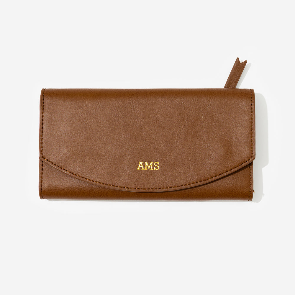 Folding Leather Wallet - Marleylilly