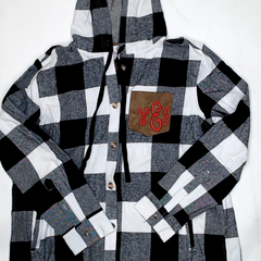 BLOOPER CLOTHING: Monogrammed Shacket