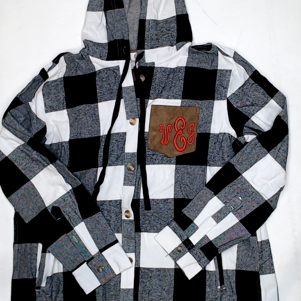 BLOOPER CLOTHING: Monogrammed Shacket