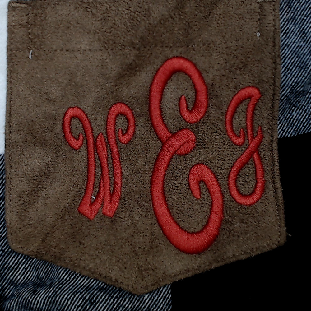 BLOOPER CLOTHING: Monogrammed Shacket