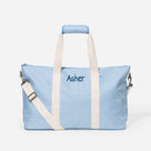 Monogrammed Kids Weekend Bag | Navy Seersucker
