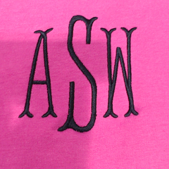 BLOOPER CLOTHING: Monogrammed Open Back Sweatshirt