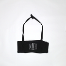 BLOOPER SWIM: Monogrammed Bandeau Top