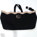 BLOOPER BAG: Monogrammed Wavy Top Weekender