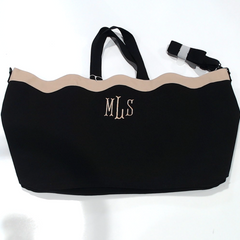 BLOOPER BAG: Monogrammed Wavy Top Weekender