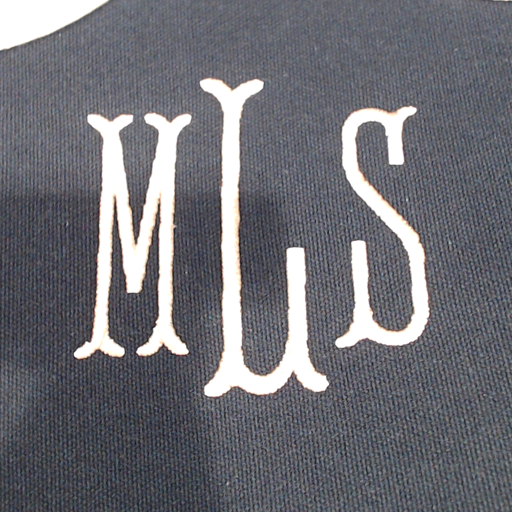 BLOOPER BAG: Monogrammed Wavy Top Weekender