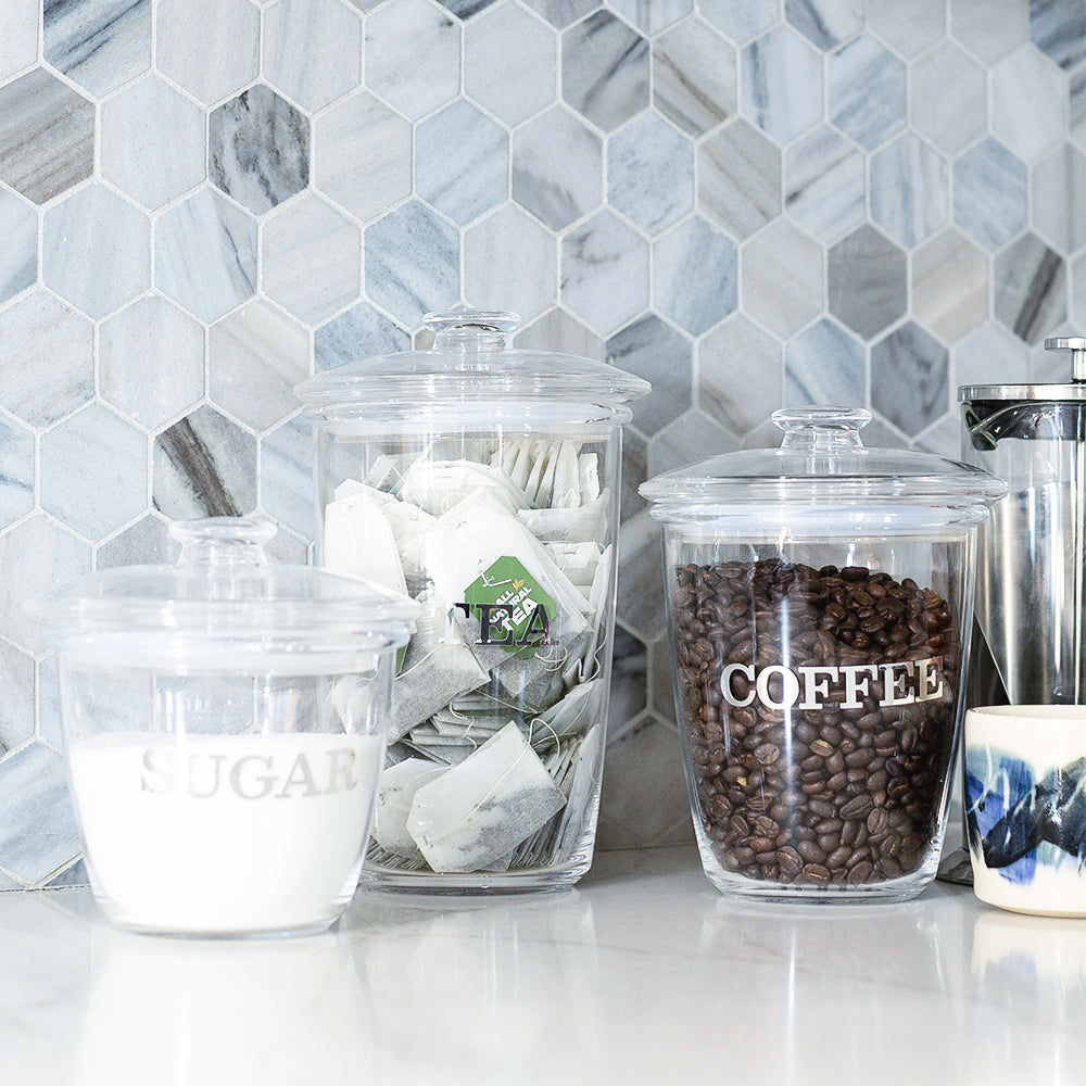 clear container trio