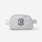 Monogrammed Belt Bag | Silver