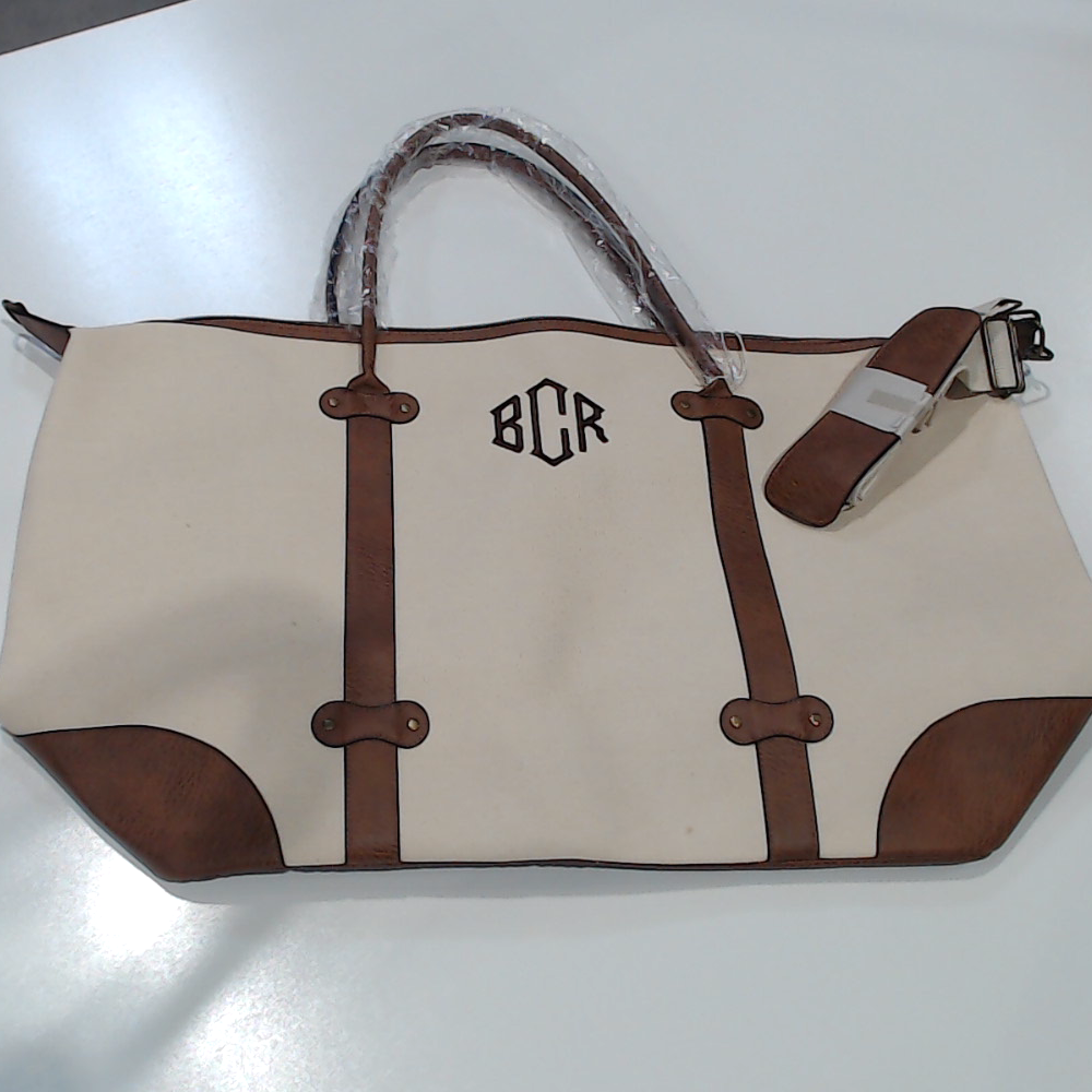 BLOOPER BAG: Monogrammed Vintage Weekender