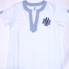 BLOOPER SWIM: Monogrammed Seersucker Cover Up