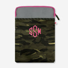 Monogrammed Neoprene Laptop Case | Camo