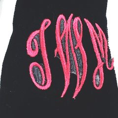 BLOOPER ACCESSORY: Monogrammed Velvet Bow