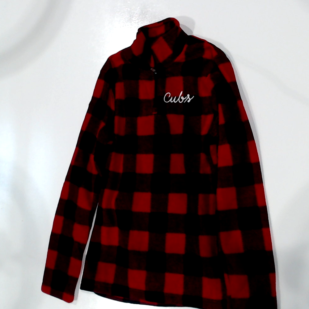 BLOOPER CLOTHING: Monogrammed Plaid Fleece Pullover