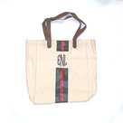 BLOOPER BAG: Monogrammed Canvas Bag