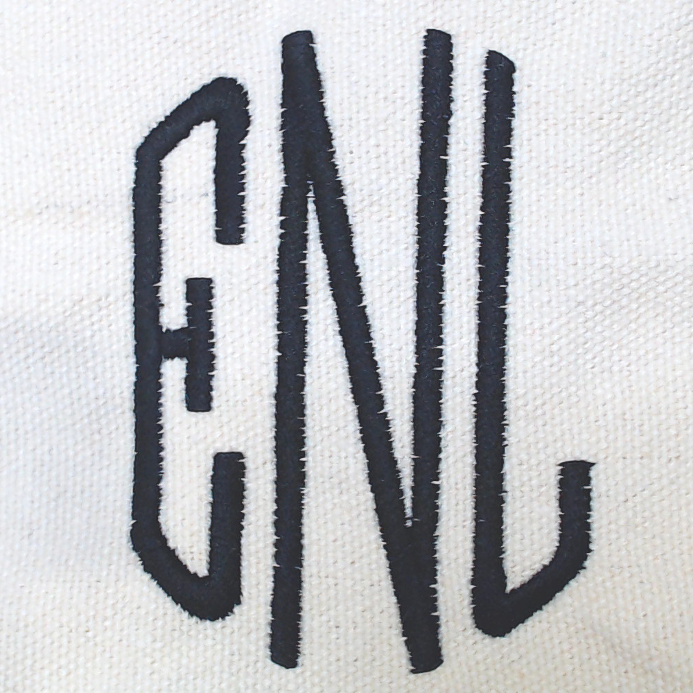 BLOOPER BAG: Monogrammed Canvas Bag