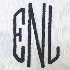BLOOPER BAG: Monogrammed Canvas Bag