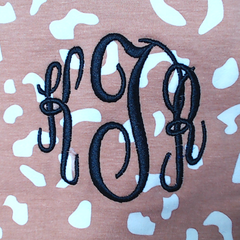 BLOOPER KIDS: Monogrammed Kids Striped Sleeve Dress