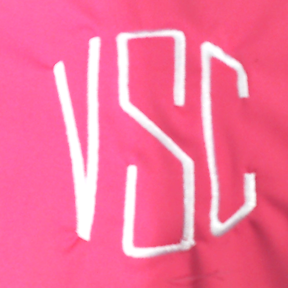 BLOOPER KIDS: Monogrammed Girls Scalloped Cover Up