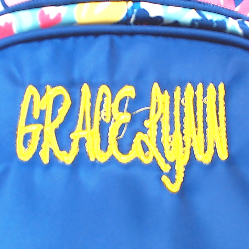 BLOOPER BAG: Monogrammed Backpack