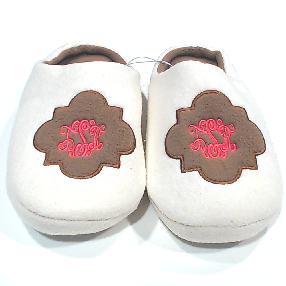 BLOOPER SHOES: Monogrammed Slippers