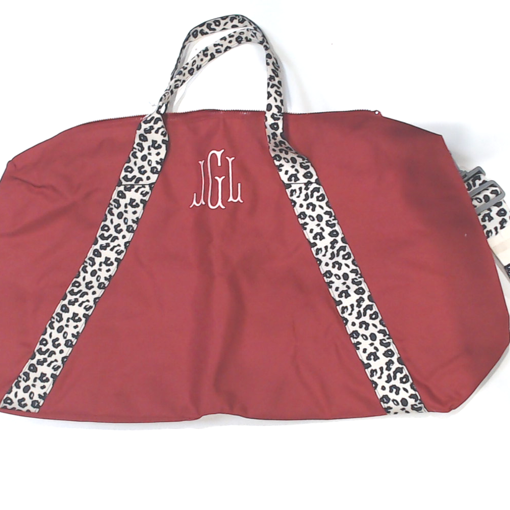BLOOPER BAG: Monogrammed Weekend Bag