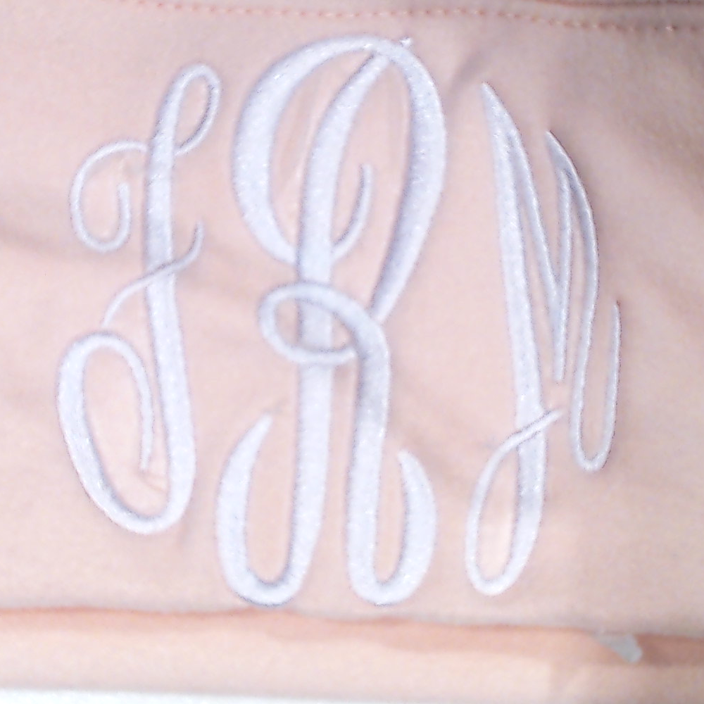 BLOOPER CLOTHING: Monogrammed Sequin Sports Sweatshirt