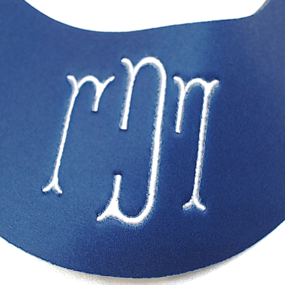 BLOOPER ACCESSORY: Monogrammed Foam Adjustable Visor