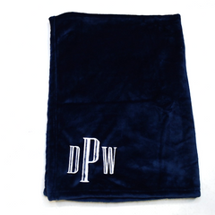 BLOOPER KIDS: Monogrammed Baby Blanket