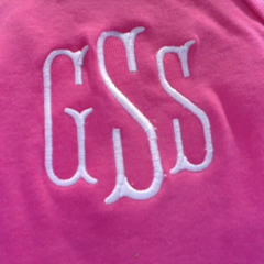 BLOOPER KIDS: Monogrammed Baby Short Sleeve Bodysuit