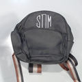 BLOOPER BAG: Monogrammed Mini Backpack Purse