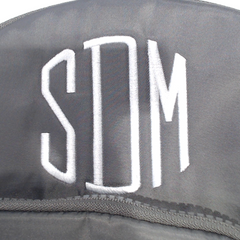 BLOOPER BAG: Monogrammed Mini Backpack Purse