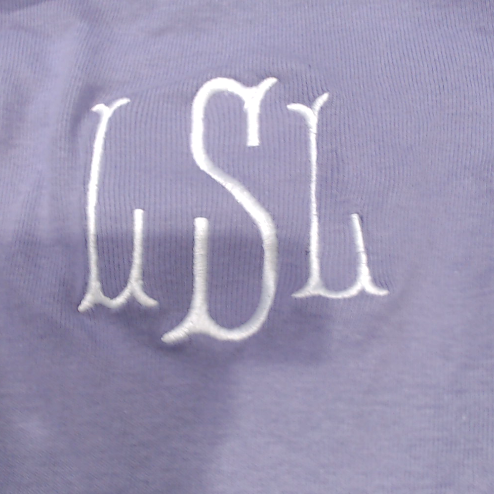 BLOOPER KIDS: Monogrammed Flutter Sleeve Bodysuit