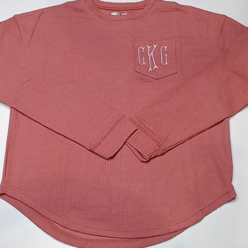 BLOOPER KIDS: Monogrammed Kids Waffle Shirt