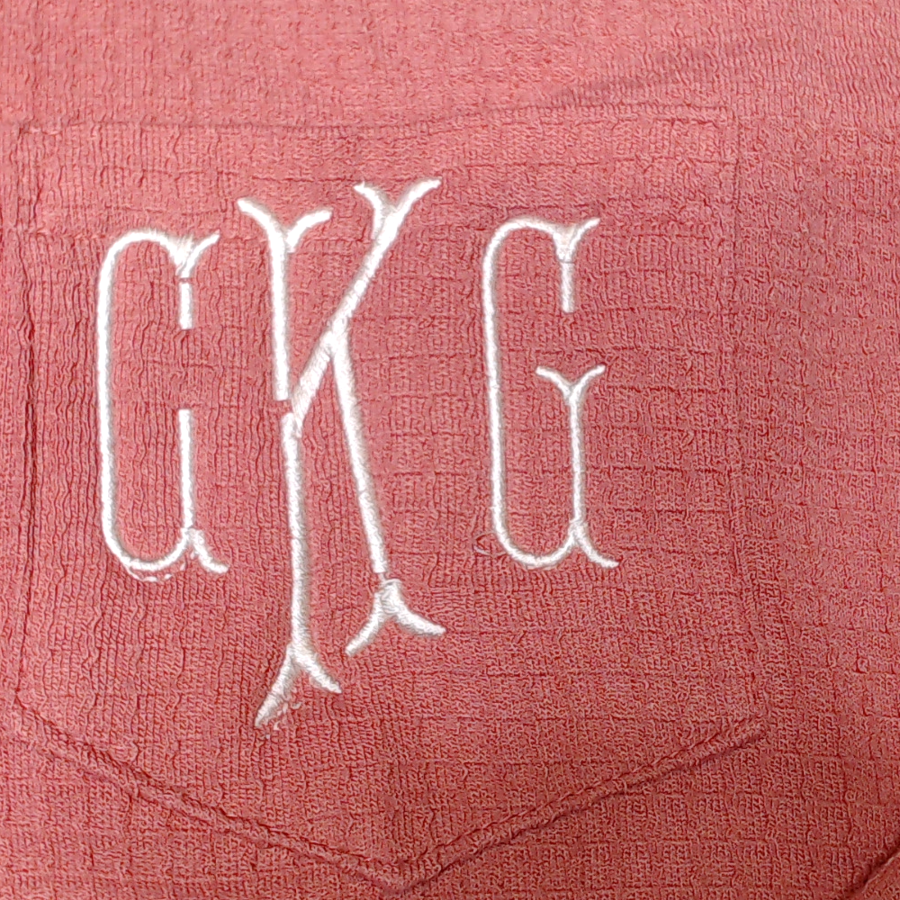 BLOOPER KIDS: Monogrammed Kids Waffle Shirt