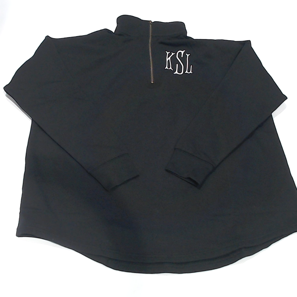 BLOOPER CLOTHING: Monogrammed Quarter Zip Sweatshirt
