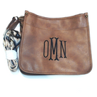 BLOOPER BAG: Monogrammed Saddlebag