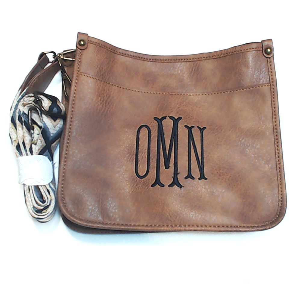 BLOOPER BAG: Monogrammed Saddlebag