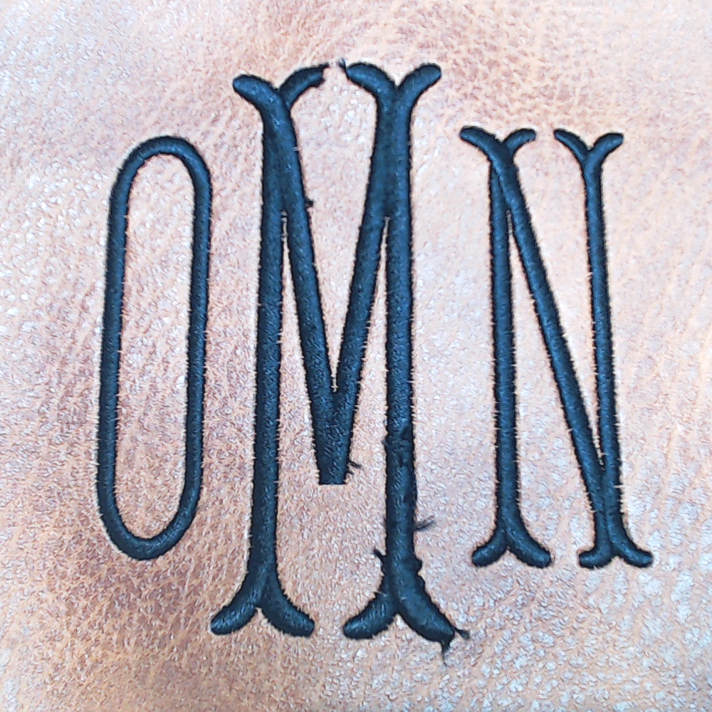 BLOOPER BAG: Monogrammed Saddlebag