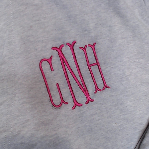 BLOOPER CLOTHING: Monogrammed Sweatshirt Cardigan