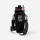 Monogrammed Water Bottle Holder | Black