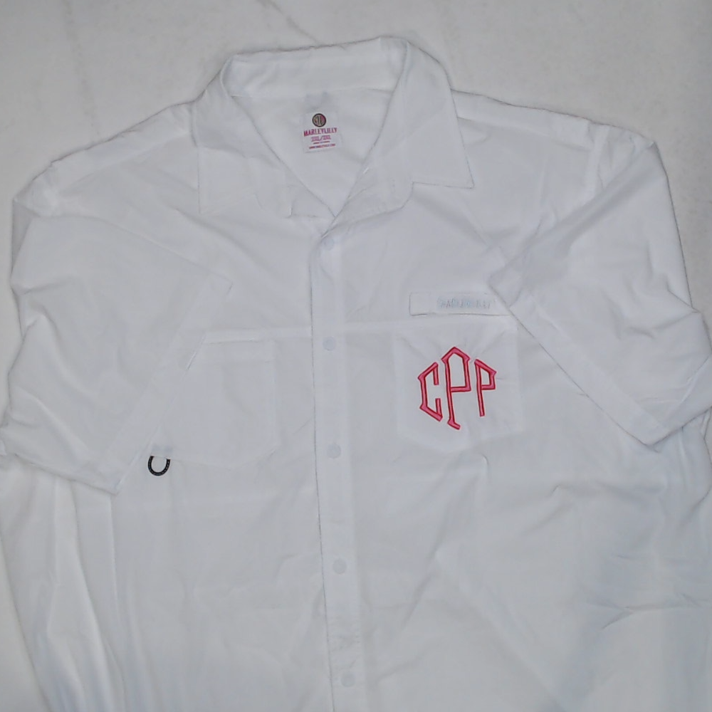 BLOOPER CLOTHING: Monogrammed Fishing Shirt
