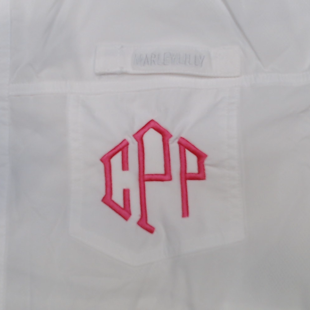 BLOOPER CLOTHING: Monogrammed Fishing Shirt
