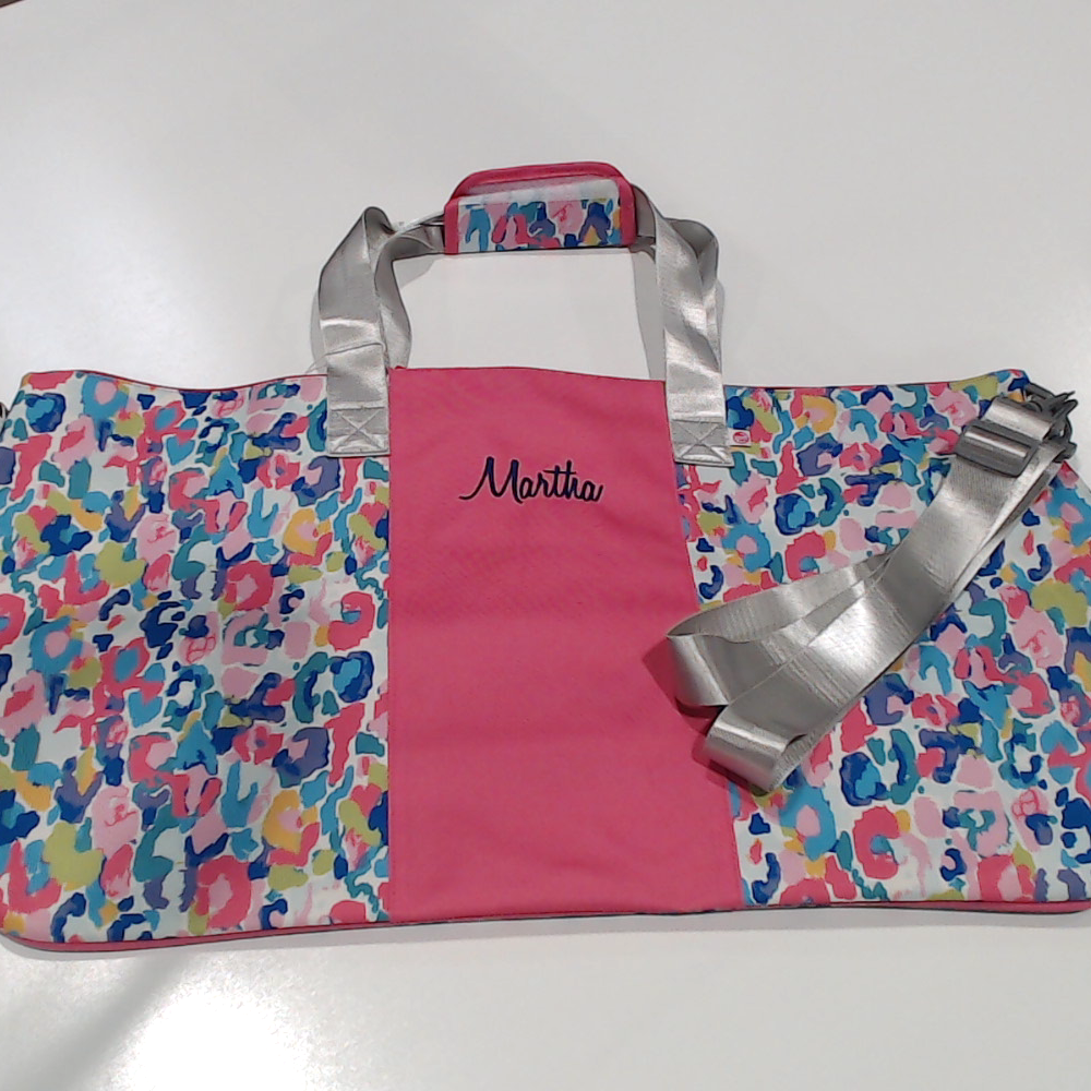 BLOOPER BAG: Monogrammed Weekend Bag